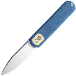 Нож Vosteed Corgi satin сталь 14C28N рукоять Blue Micarta
