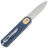 Нож Vosteed Corgi satin сталь 14C28N рукоять Blue Micarta