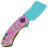 Нож Kansept Mini Korvid blue сталь 154CM рукоять Donut G10