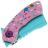 Нож Kansept Mini Korvid blue сталь 154CM рукоять Donut G10
