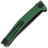 Нож Real Steel Teres black PVD сталь Nitro-V рукоять Green Aluminum (7111GB)