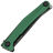 Нож Real Steel Teres black PVD сталь Nitro-V рукоять Green Aluminum (7111GB)