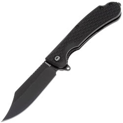 Нож Daggerr Powie DL blackwash сталь 8Cr14MoV рукоять Black FRN