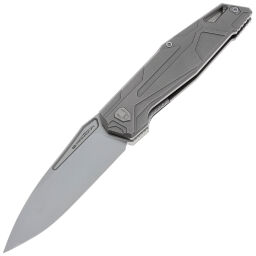 Нож Arkona Buran-II сталь M390 рукоять Grey Titanium