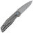 Нож Arkona Buran-II сталь M390 рукоять Grey Titanium