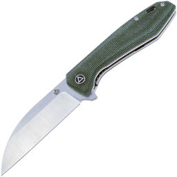 Нож QSP Pelican Satin сталь S35VN рукоять Green Micarta (QS118-E2)