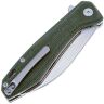 Нож QSP Pelican Satin сталь S35VN рукоять Green Micarta (QS118-E2)