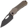 Нож Kansept Loki blackwash сталь S35VN рукоять Bronze Frag Titanium