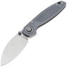 Нож Vosteed Shilin Cutter stonewash сталь Elmax рукоять Gray Aluminum
