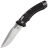 Нож Microtech Amphibian Ram-Lok stonewash сталь M390MK рукоять Black Frag G10 (137RL-10FRGTBK)