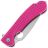 Нож Daggerr Resident DL stonewash сталь 8Cr14MoV рукоять Pink FRN