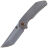 Нож WE Knife Thug XL hand rubbed сталь CPM-20CV рукоять Gray Rubbed Ti (WE20028D-1)