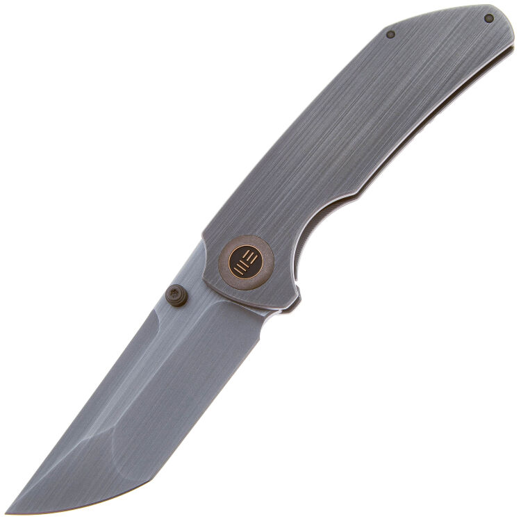 Нож WE Knife Thug XL hand rubbed сталь CPM-20CV рукоять Gray Rubbed Ti (WE20028D-1)