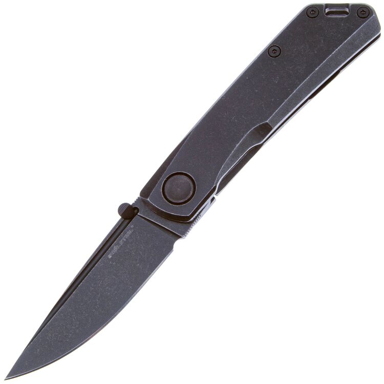 Нож Real Steel Luna ECO blackwash сталь K110 рукоять сталь (7083)