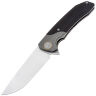 Нож Maxace Goliath 2.0 satin cталь K110 рукоять Black G10/Blackwash Ti