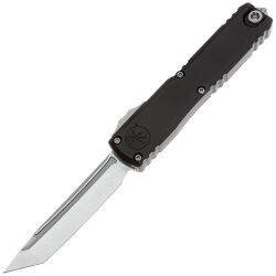 Нож Microtech Ultratech ZBP T/E stonewash сталь M390MK рукоять Black Aluminum (1123-10)