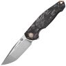 Нож Viper Katla stonewash сталь M390 рукоять Marble Carbon Fiber (V5980FCM)