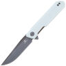 Нож Bestechman Dundee grey titanized сталь D2 рукоять White G10 (BMK01I)