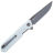 Нож Bestechman Dundee grey titanized сталь D2 рукоять White G10 (BMK01I)