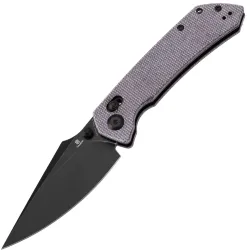 Нож Tenable Fenrir Crossbar Lock blackwash сталь Nitro-V рукоять Purple Micarta