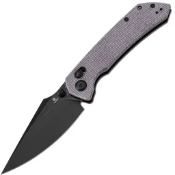 Нож Tenable Fenrir Crossbar Lock blackwash сталь Nitro-V рукоять Purple Micarta