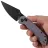 Нож Tenable Fenrir Crossbar Lock blackwash сталь Nitro-V рукоять Purple Micarta