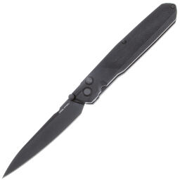 Нож Real Steel G5 Metamorph Button Lock black сталь 14C28N рукоять Black G10 (7832B)