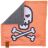 Хэнк (платок) MonkeyCREW Skull and Bones 20*20см