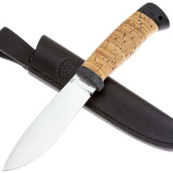 Нож Пилигрим сталь 95Х18 рукоять береста (АИР Златоуст)
