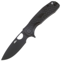 Нож Honey Badger Flipper M DLC сталь 14C28N рукоять Black FRN