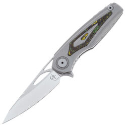 Нож CultroTech Сириус сталь Elmax рукоять Titanium/Toxic Storm FatCarbon
