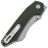 Нож Vosteed Gator Wharncliffe stonewash сталь 14C28N рукоять Green Micarta
