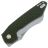 Нож Vosteed Gator Wharncliffe stonewash сталь 14C28N рукоять Green Micarta