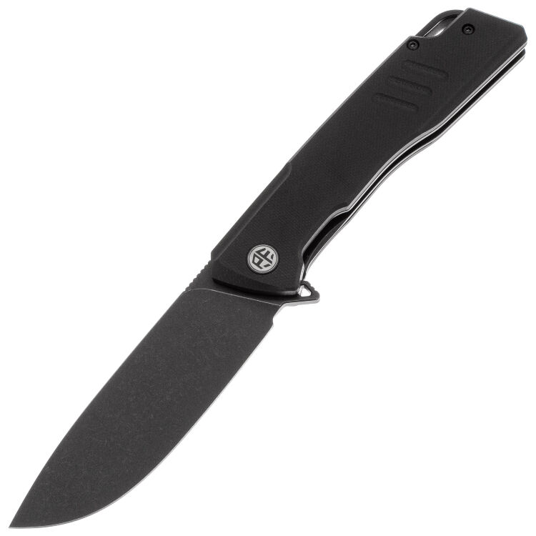 Нож Petrified Fish Loco blackwash сталь D2 рукоять Black G10
