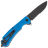 Нож Daggerr Wocket DL blackwash serrated сталь 8Cr14MoV рукоять Blue FRN