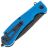 Нож Daggerr Wocket DL blackwash serrated сталь 8Cr14MoV рукоять Blue FRN
