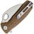 Нож Honey Badger Claw S serrated сталь 8Cr13MoV рукоять Tan FRN