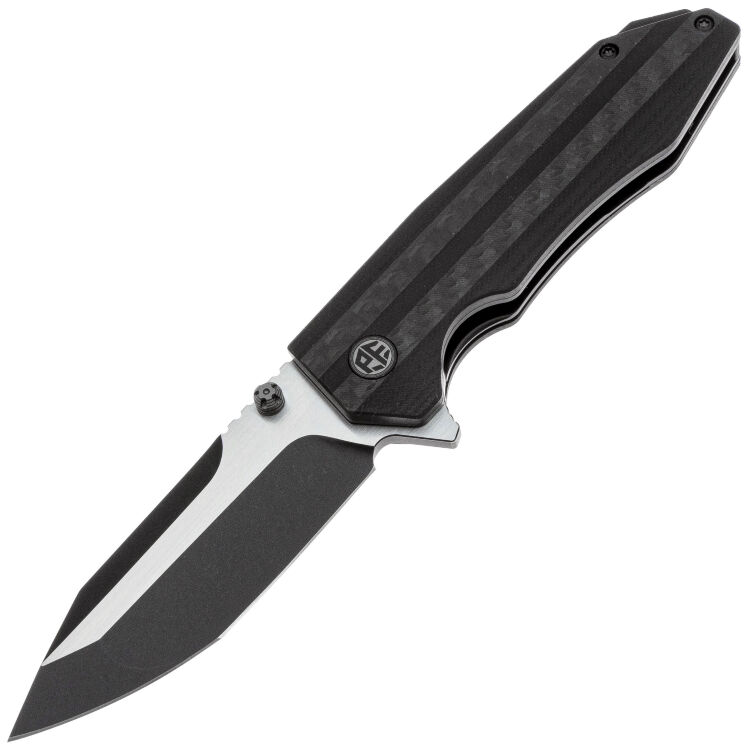 Нож Petrified Fish Mocado black сталь K110 рукоять Carbon Fiber/Black G10