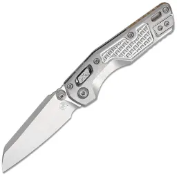 Нож Microtech Marfione Select MSI Mini stonewash сталь M390MK рукоять Grey Frag Titanium