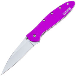 Нож Kershaw Leek сталь 14C28N рукоять Purple Aluminium (1660PUR)
