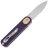 Нож Vosteed Corgi satin сталь 14C28N рукоять Purple G10