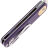 Нож Vosteed Corgi satin сталь 14C28N рукоять Purple G10