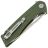 Нож SHOOZIZ XUN120 satin сталь D2 рукоять Green Micarta