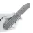 Нож Kristal Porebrick сталь 14C28N Beadblast рукоять Silver Aluminium