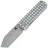Нож Kristal Porebrick сталь 14C28N Beadblast рукоять Silver Aluminium