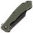 Нож Daggerr Powie DL blackwash сталь 8Cr14MoV рукоять Olive FRN