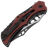 Нож CIVIVI Biophase blackwash сталь Nitro-V рукоять Black Aluminum/Burgundy G10 (C23083C-1)