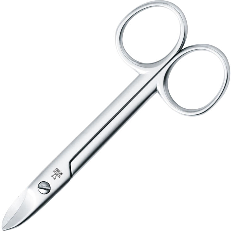 Ножницы маникюрные Due Cigni 102мм сталь stainless steel рукоять steel (2C 81/4)