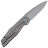 Нож Arkona Buran-II сталь M390 рукоять Marble CF/Grey Titanium