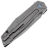 Нож Arkona Buran-II сталь M390 рукоять Marble CF/Grey Titanium